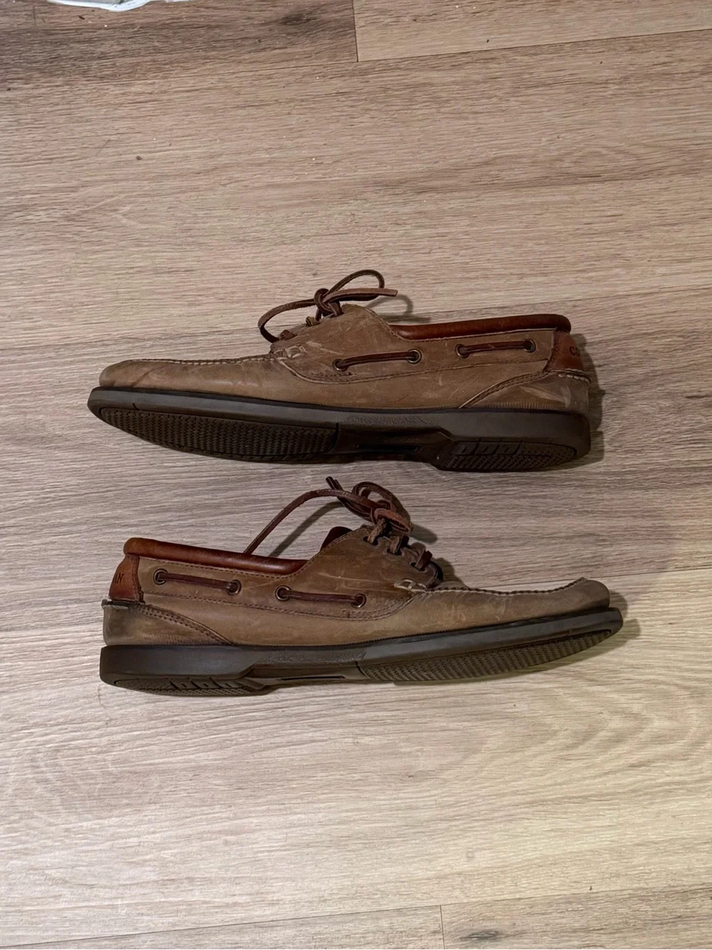 Cole Haan Men’s Brown Leather Boat Shoes Dress Casual Size 13 D Loafers Preppy